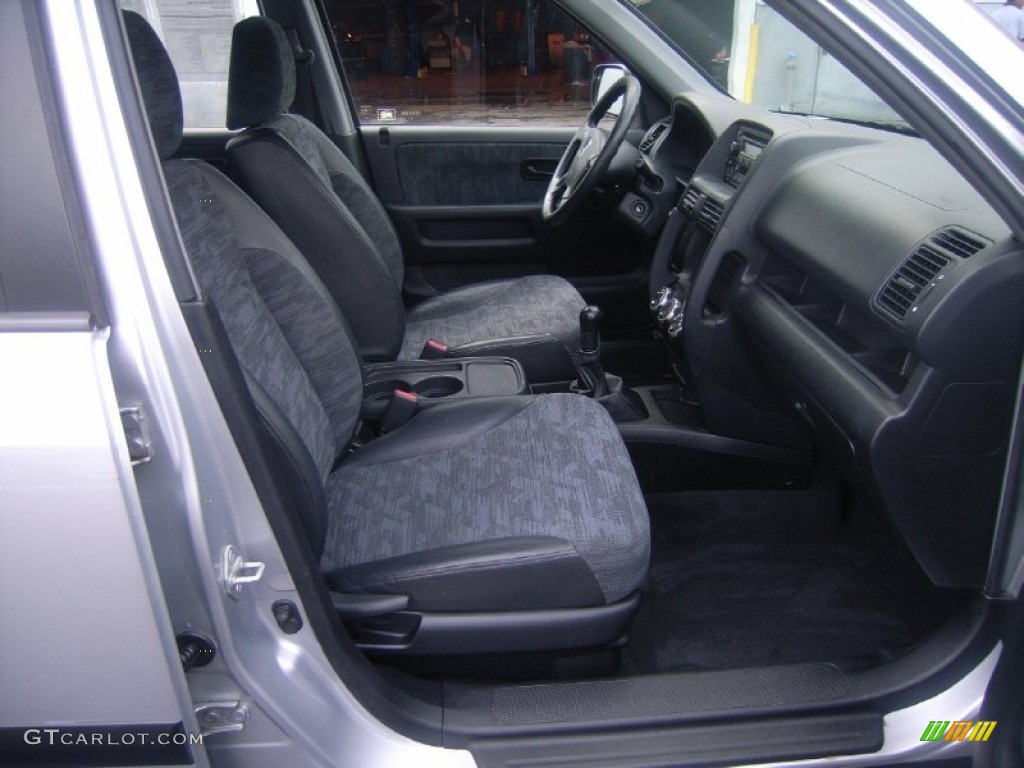 2002 CR-V LX 4WD - Satin Silver Metallic / Black photo #18