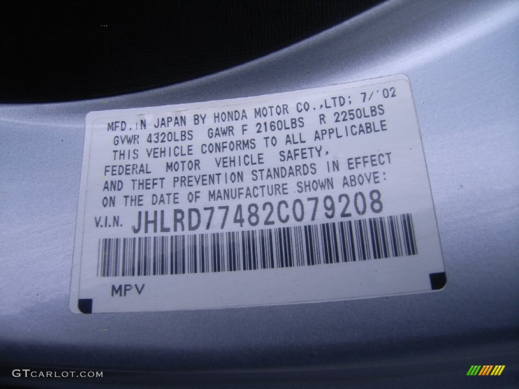2002 CR-V LX 4WD - Satin Silver Metallic / Black photo #29