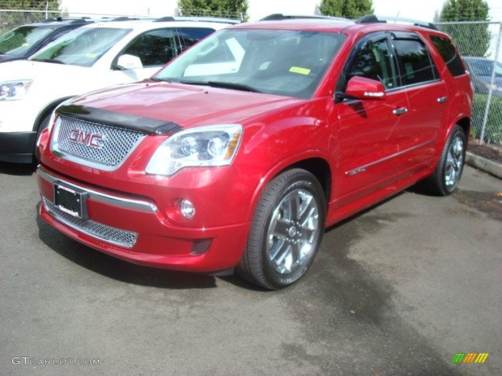 2012 Acadia Denali AWD - Crystal Red Tintcoat / Ebony photo #1