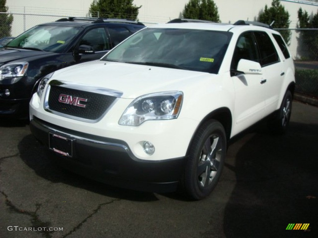 2012 Acadia SLT AWD - Summit White / Ebony photo #1