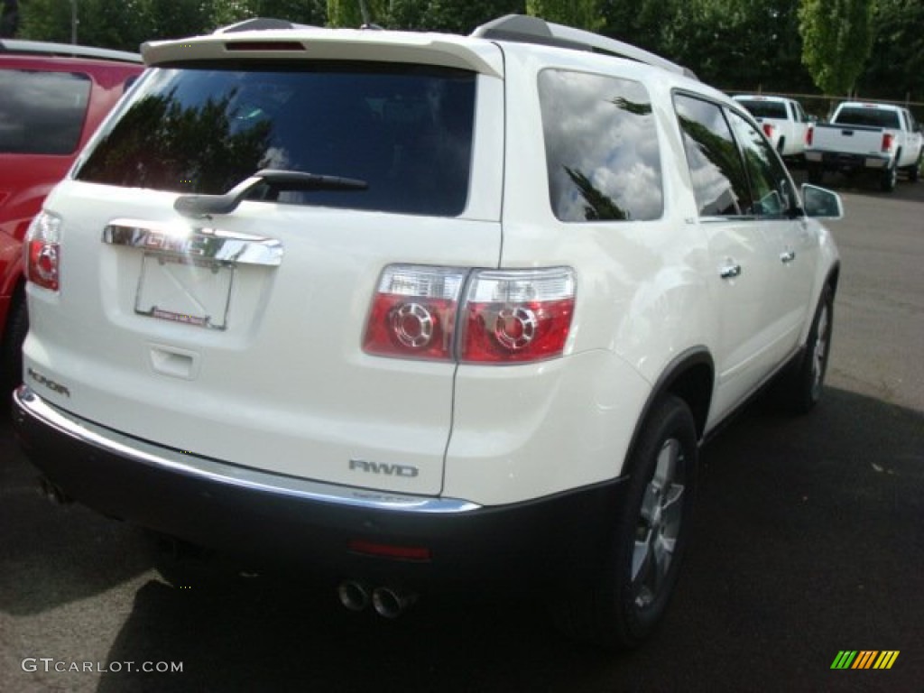 2012 Acadia SLT AWD - Summit White / Ebony photo #3