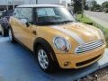 2009 Mellow Yellow Mini Cooper Hardtop  photo #3