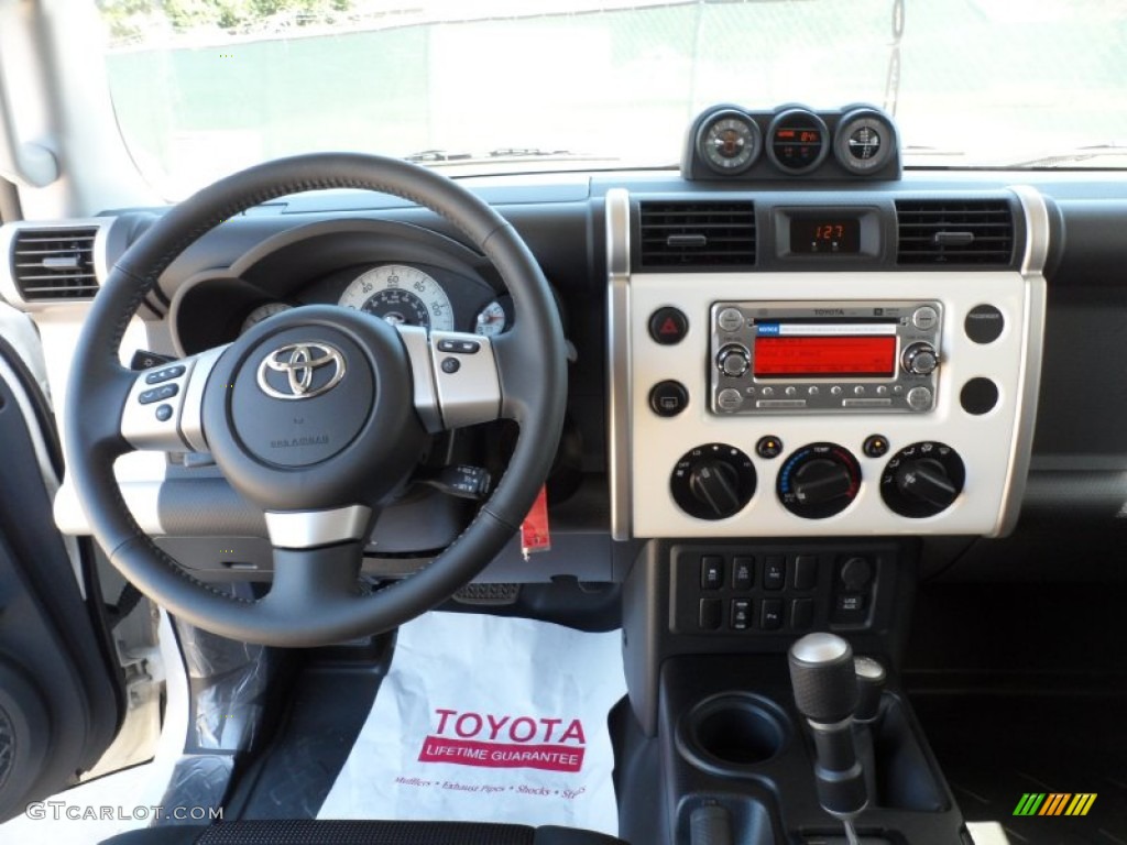 2012 Toyota FJ Cruiser 4WD Dark Charcoal Dashboard Photo #54855943