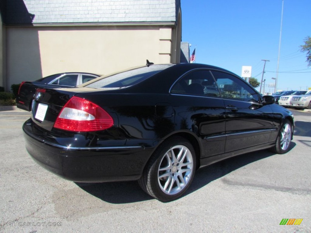 2009 CLK 350 Coupe - Black / Black photo #3