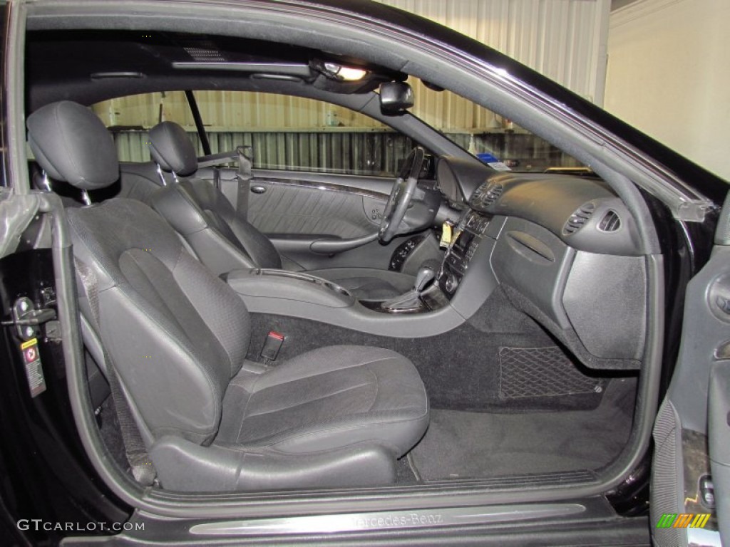 2009 CLK 350 Coupe - Black / Black photo #9