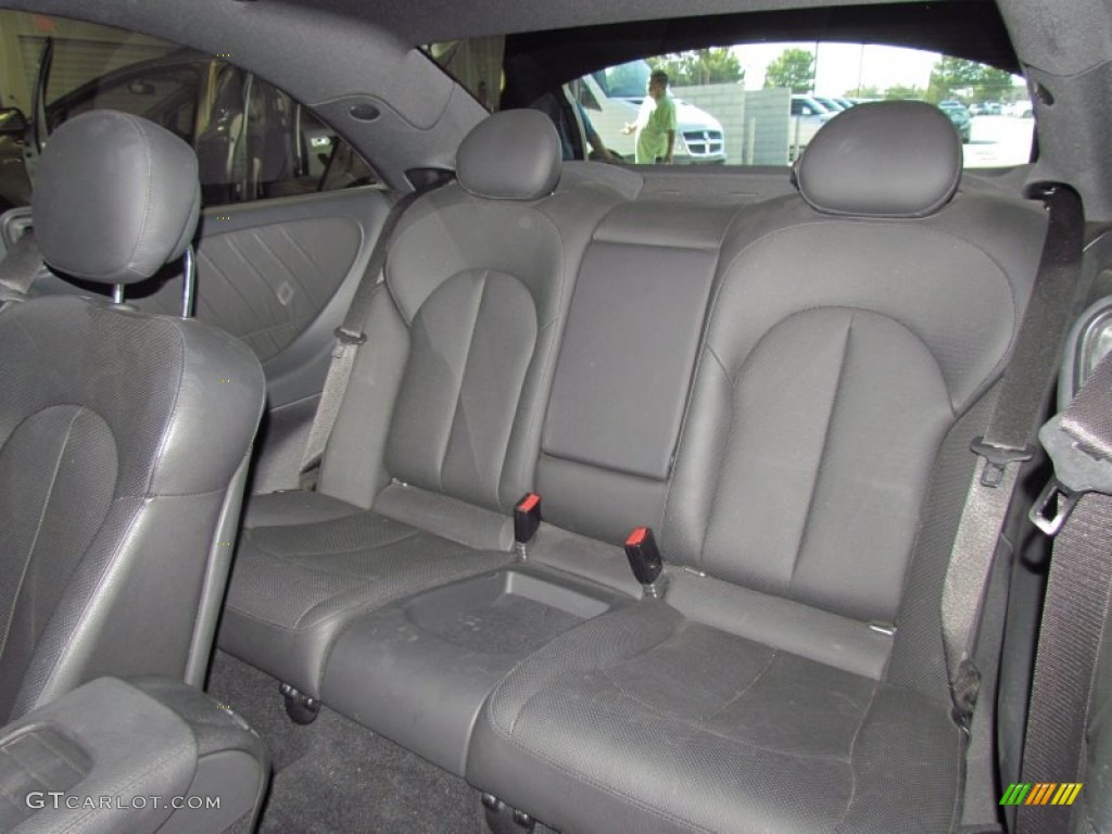 2009 CLK 350 Coupe - Black / Black photo #11