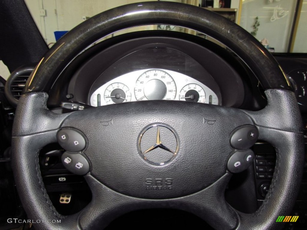 2009 CLK 350 Coupe - Black / Black photo #14