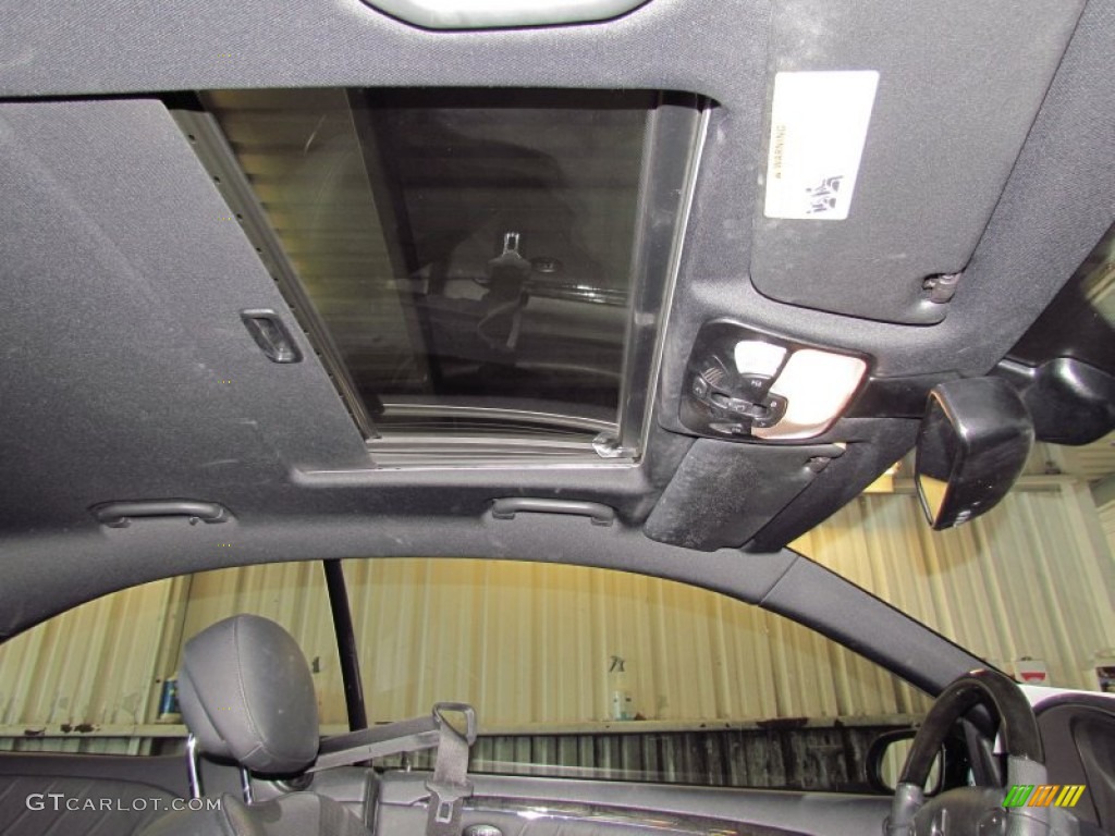 2009 CLK 350 Coupe - Black / Black photo #18