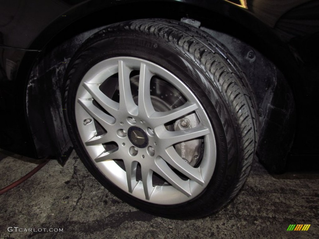 2009 CLK 350 Coupe - Black / Black photo #20