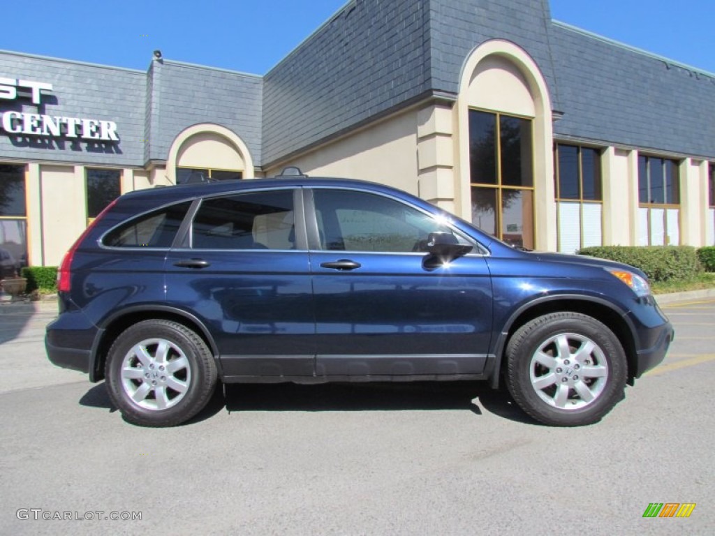 2007 CR-V EX - Royal Blue Pearl / Black photo #4