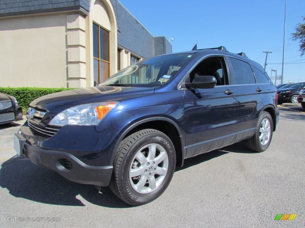 2007 CR-V EX - Royal Blue Pearl / Black photo #7