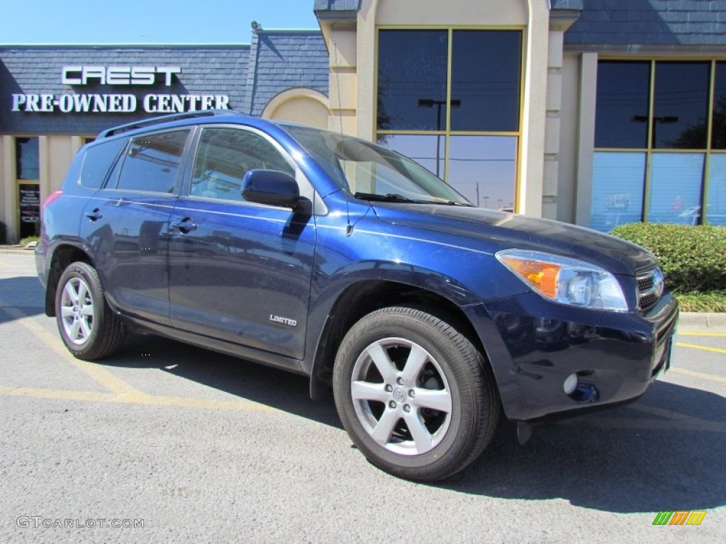 2007 RAV4 Limited - Nautical Blue Metallic / Taupe photo #5