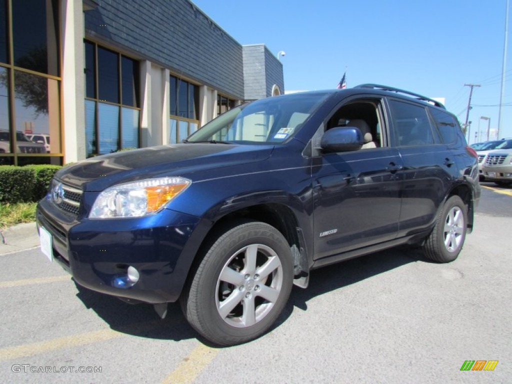 2007 RAV4 Limited - Nautical Blue Metallic / Taupe photo #7