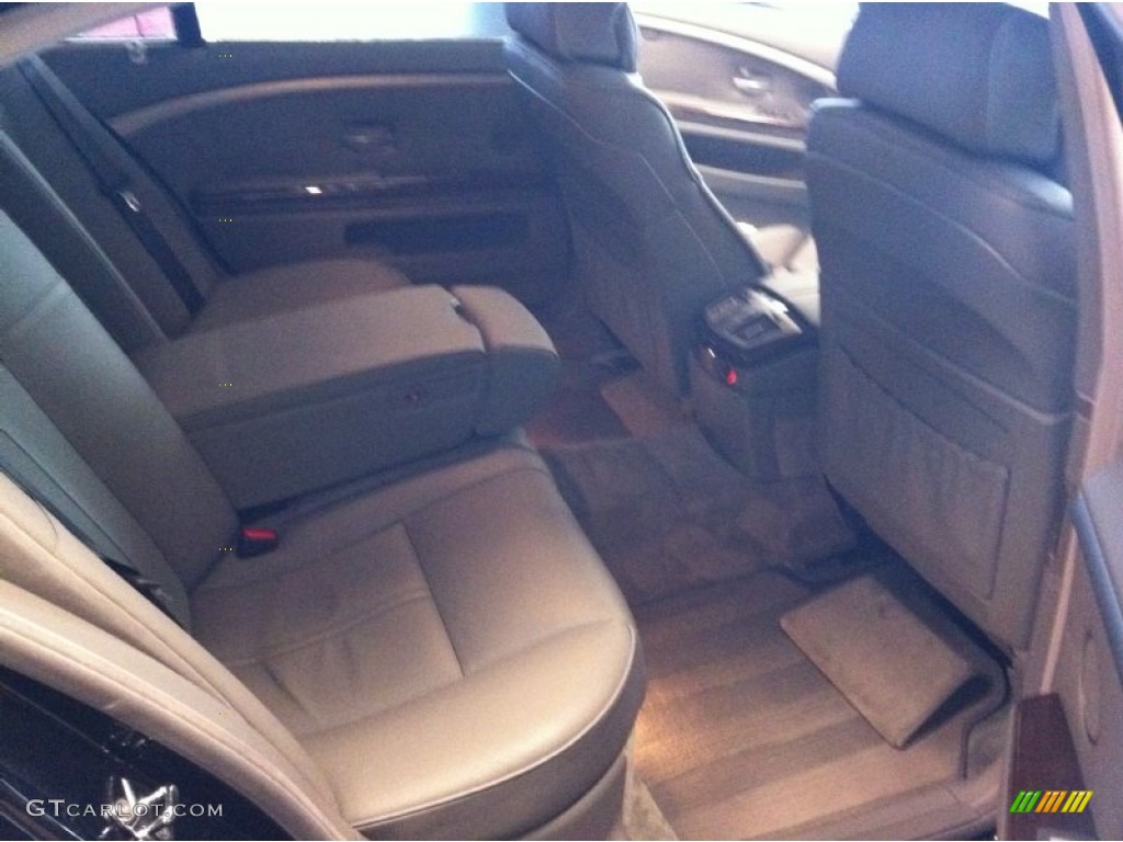 2007 7 Series 750Li Sedan - Azurite Black Metallic / Flannel Grey photo #8