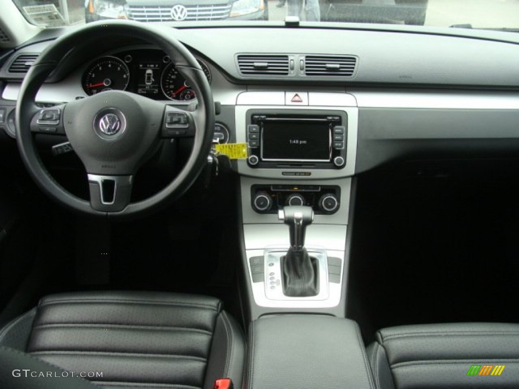 2010 Volkswagen CC Sport Black Dashboard Photo #54858280