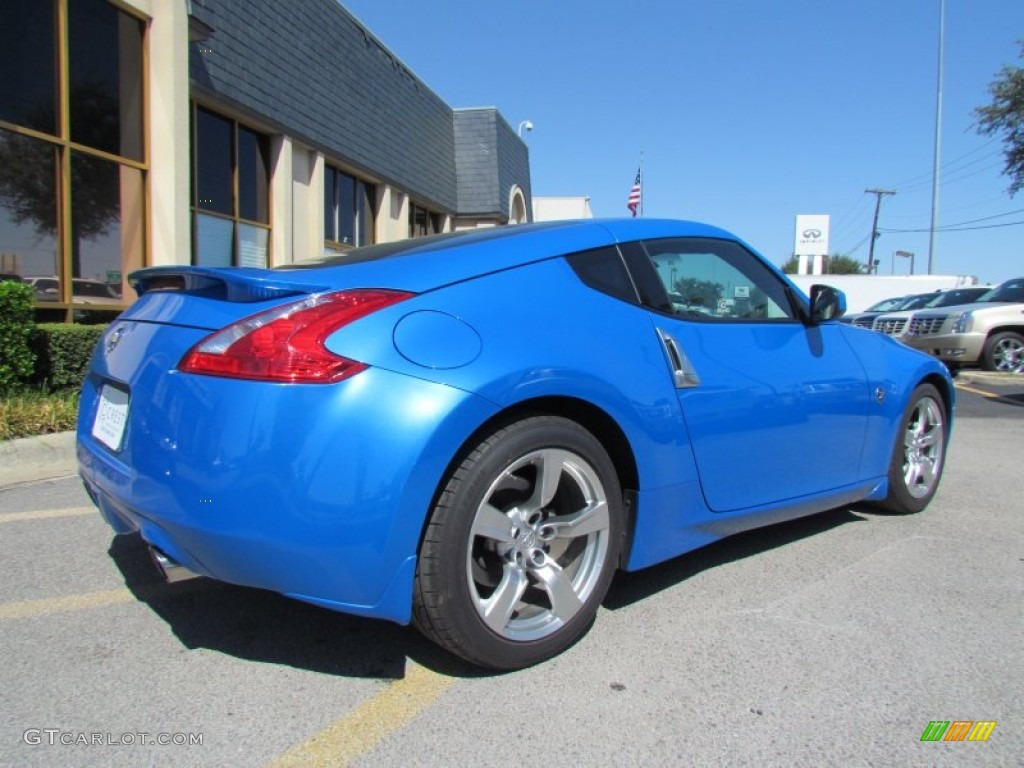 2009 370Z Coupe - Monterey Blue / Black Cloth photo #4