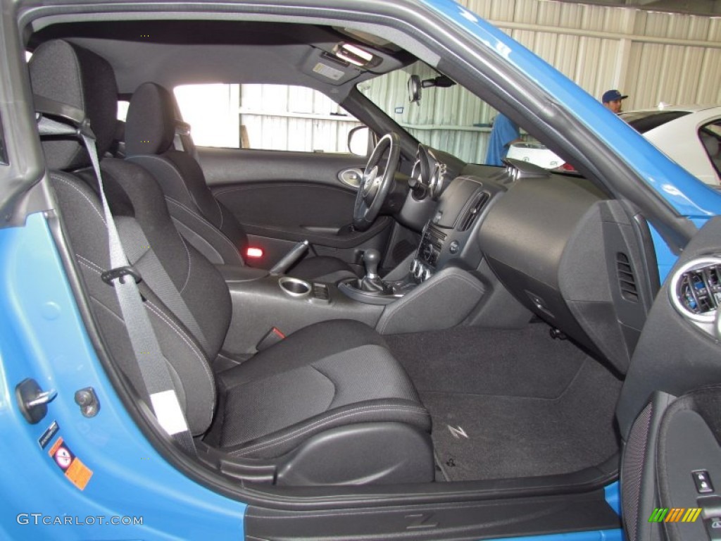 2009 370Z Coupe - Monterey Blue / Black Cloth photo #10