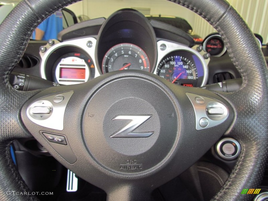 2009 370Z Coupe - Monterey Blue / Black Cloth photo #13