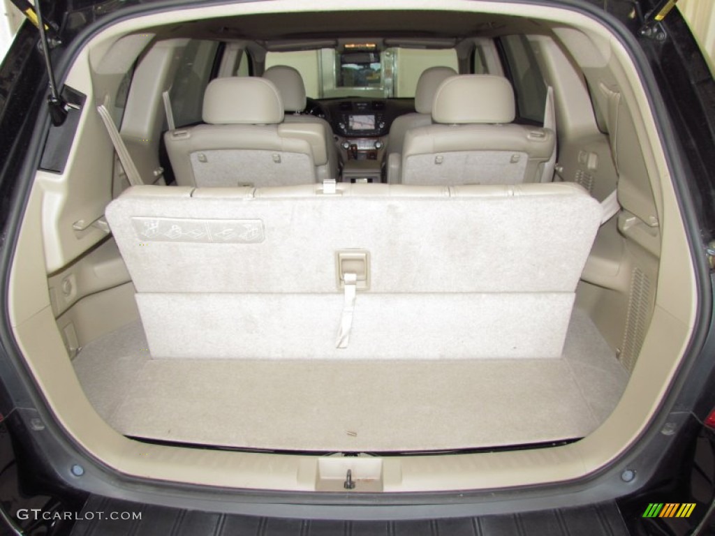2008 Highlander Limited - Black / Sand Beige photo #19