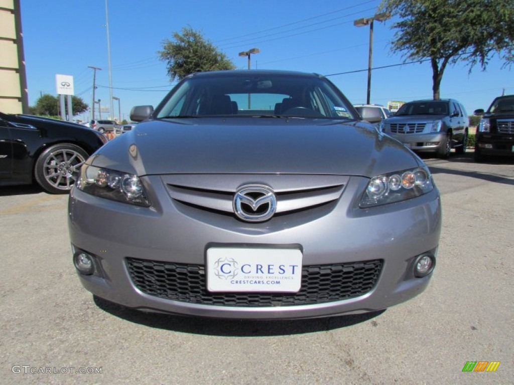 2006 MAZDA6 s Grand Sport Hatchback - Tungsten Gray Metallic / Black photo #6