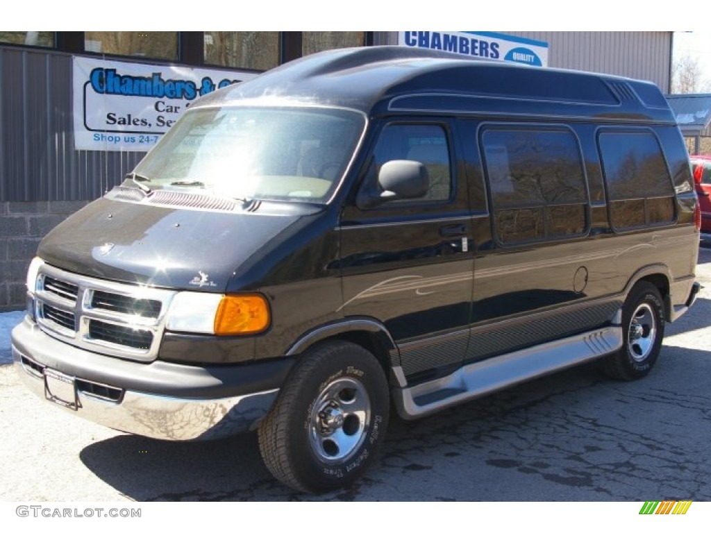 2003 Ram Van 1500 Passenger Conversion - Black / Sandstone photo #1