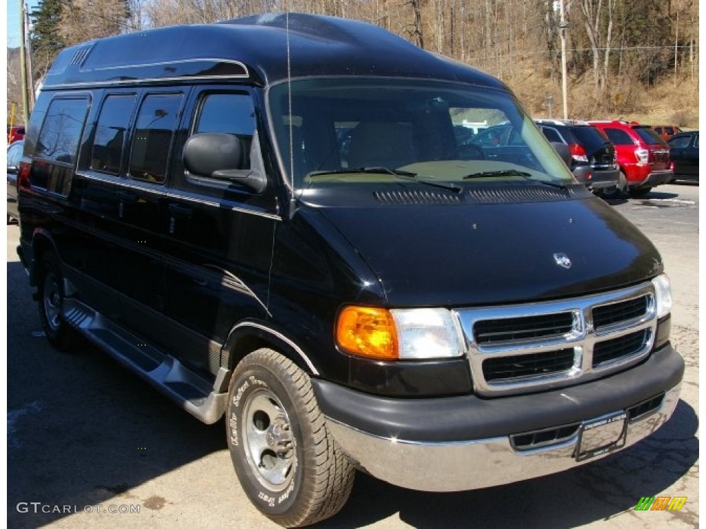 2003 Ram Van 1500 Passenger Conversion - Black / Sandstone photo #12