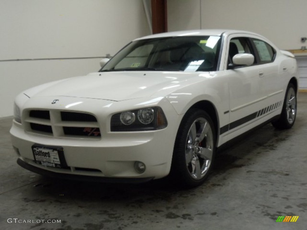 Stone White Dodge Charger