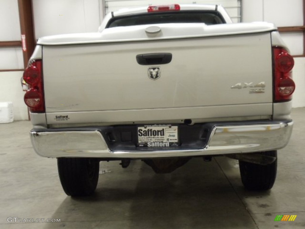 2007 Ram 1500 SLT Mega Cab 4x4 - Bright Silver Metallic / Medium Slate Gray photo #7