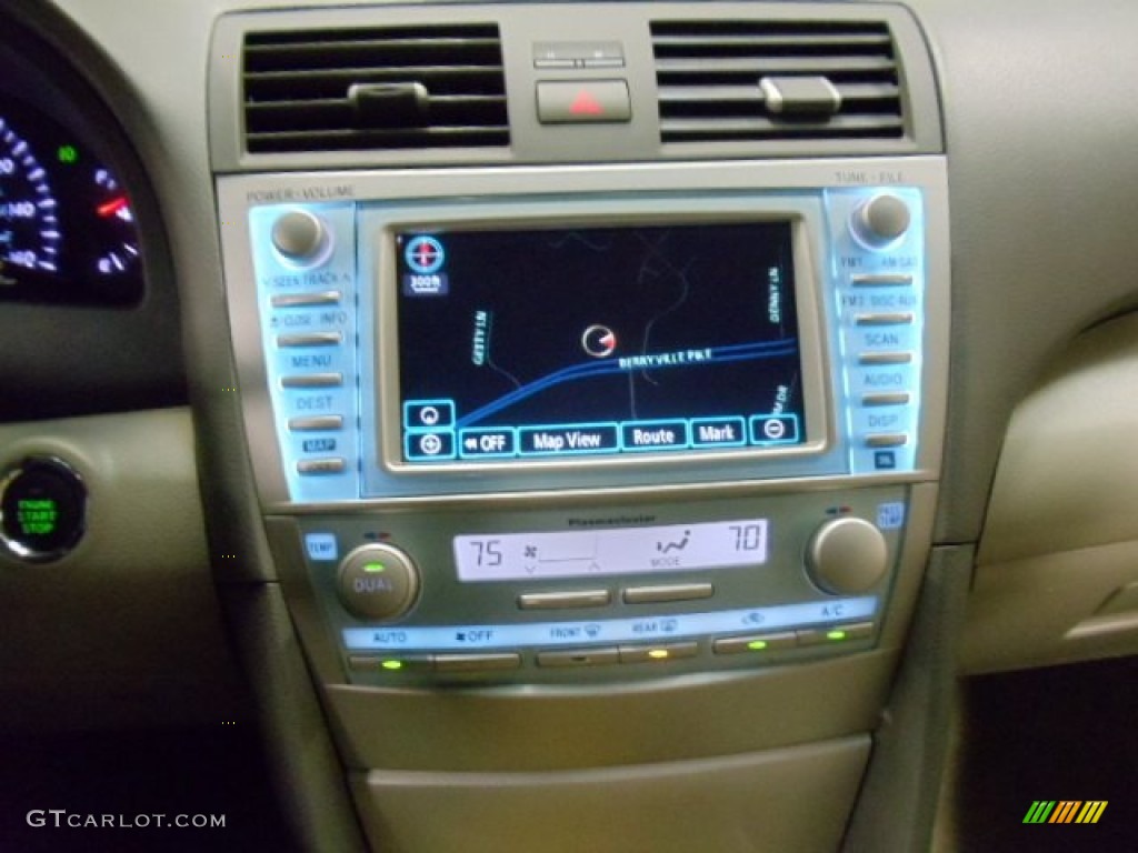 2007 Camry XLE V6 - Black / Bisque photo #14