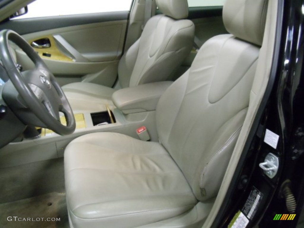 2007 Camry XLE V6 - Black / Bisque photo #19