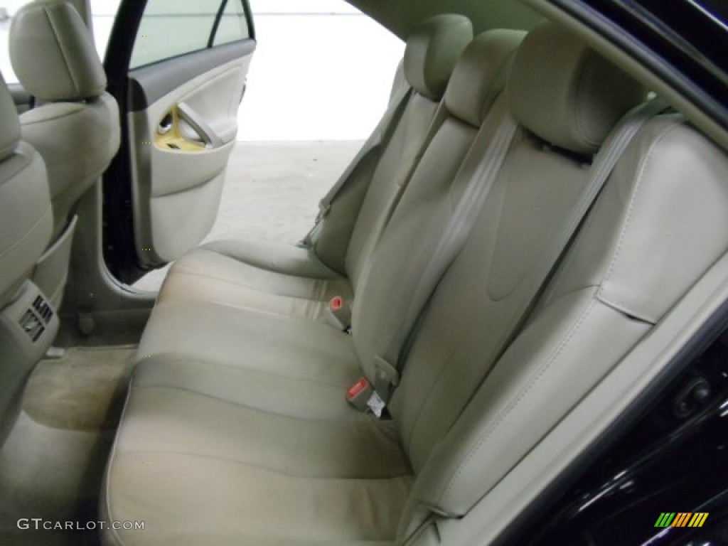 2007 Camry XLE V6 - Black / Bisque photo #21