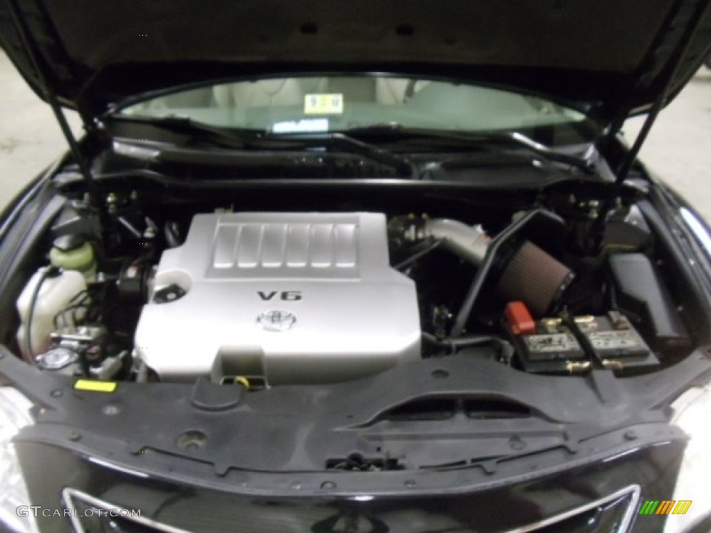 2007 Camry XLE V6 - Black / Bisque photo #27