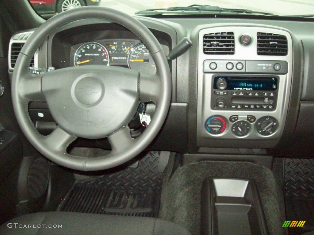 2012 Chevrolet Colorado LT Crew Cab 4x4 Ebony Dashboard Photo #54862147