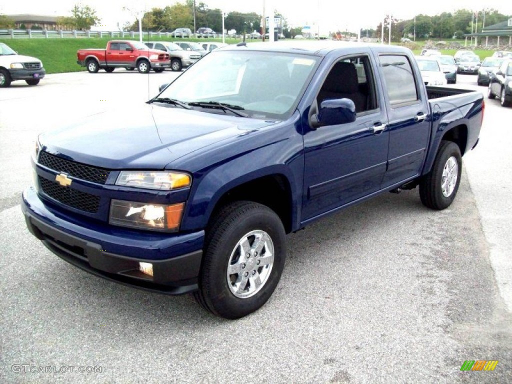 Deep Navy 2012 Chevrolet Colorado LT Crew Cab 4x4 Exterior Photo #54862182