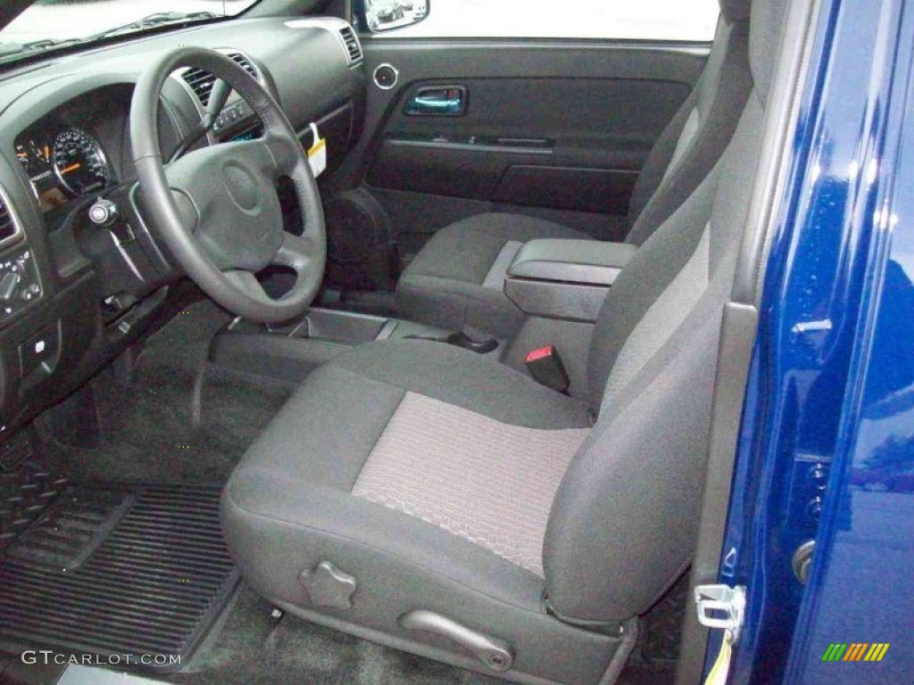 Ebony Interior 2012 Chevrolet Colorado LT Crew Cab 4x4 Photo #54862255
