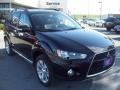 2012 Labrador Black Metallic Mitsubishi Outlander SE  photo #7