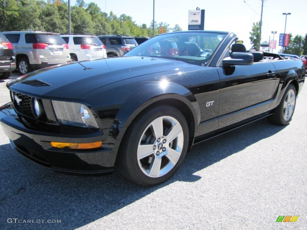 2006 Mustang GT Premium Convertible - Black / Dark Charcoal photo #3