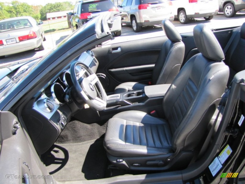 2006 Mustang GT Premium Convertible - Black / Dark Charcoal photo #9