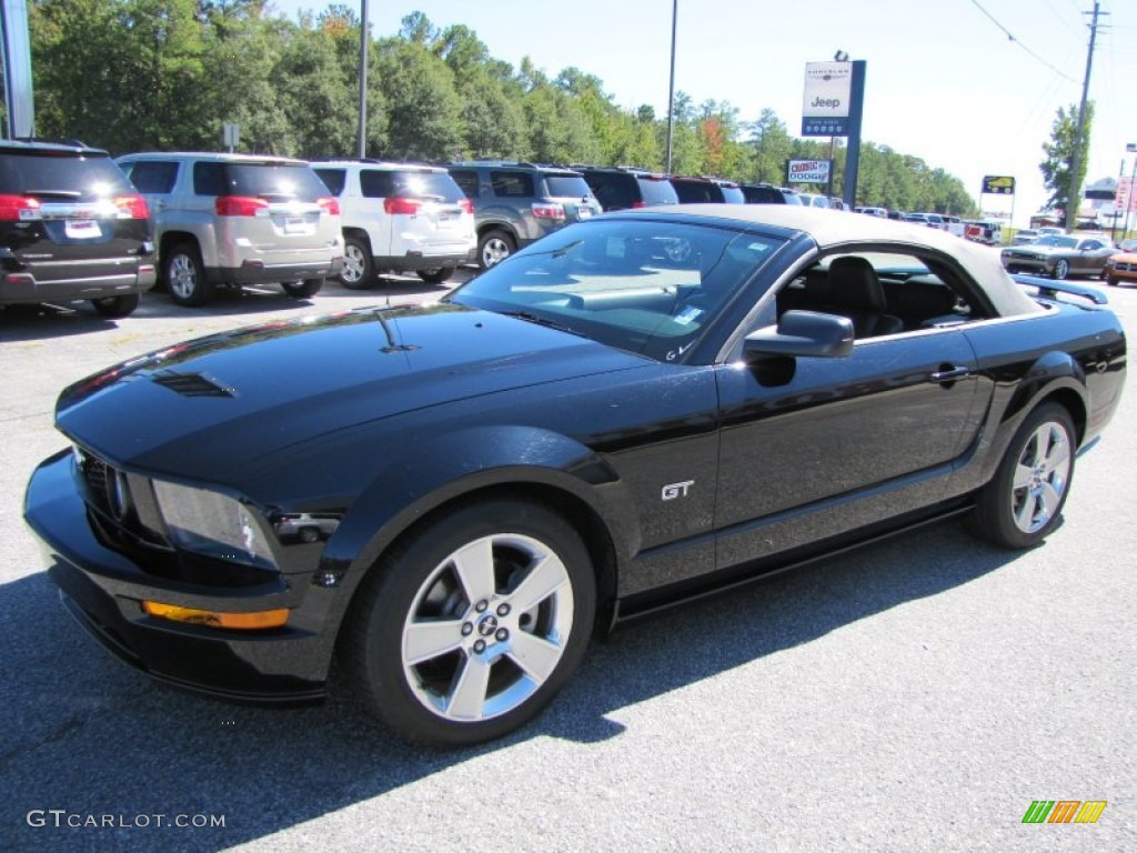 2006 Mustang GT Premium Convertible - Black / Dark Charcoal photo #16