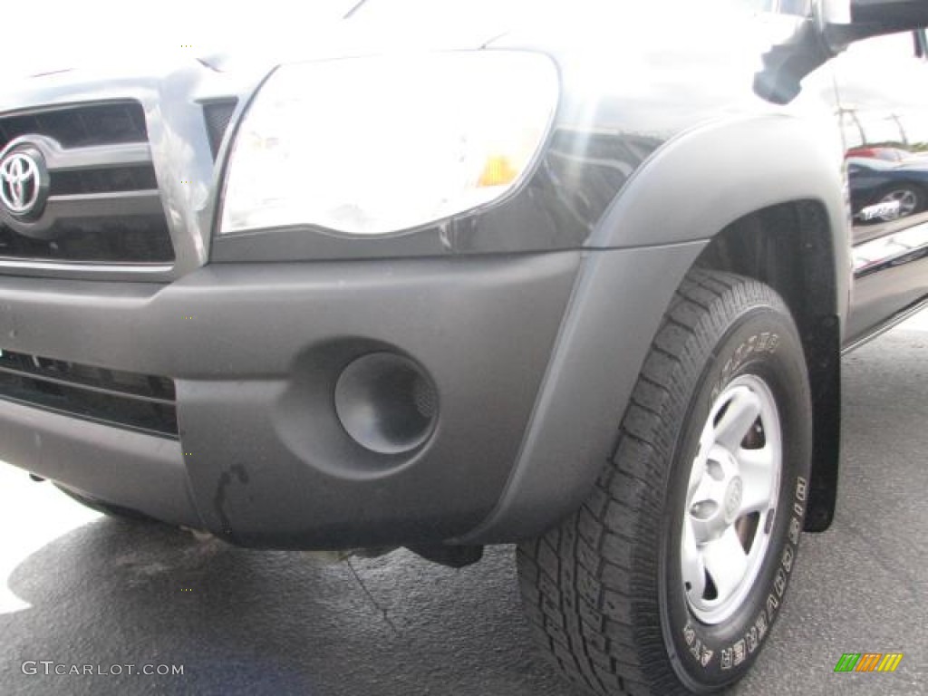 2008 Tacoma V6 PreRunner Double Cab - Black Sand Pearl / Graphite Gray photo #5