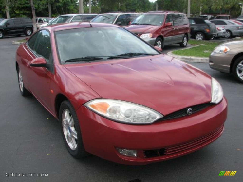 2001 Cougar i4 - Laser Red Metallic / Medium Graphite photo #1