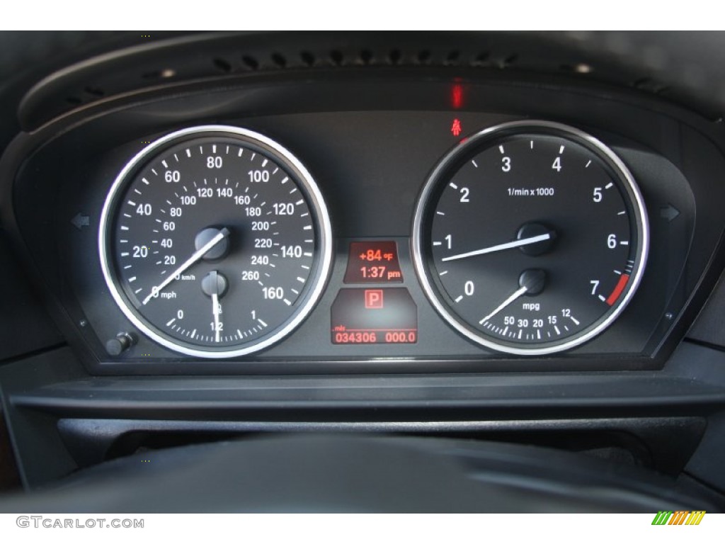 2009 BMW 5 Series 550i Sedan Gauges Photo #54865621