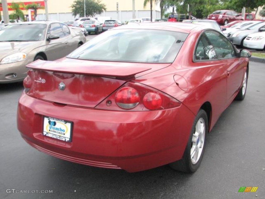 2001 Cougar i4 - Laser Red Metallic / Medium Graphite photo #9