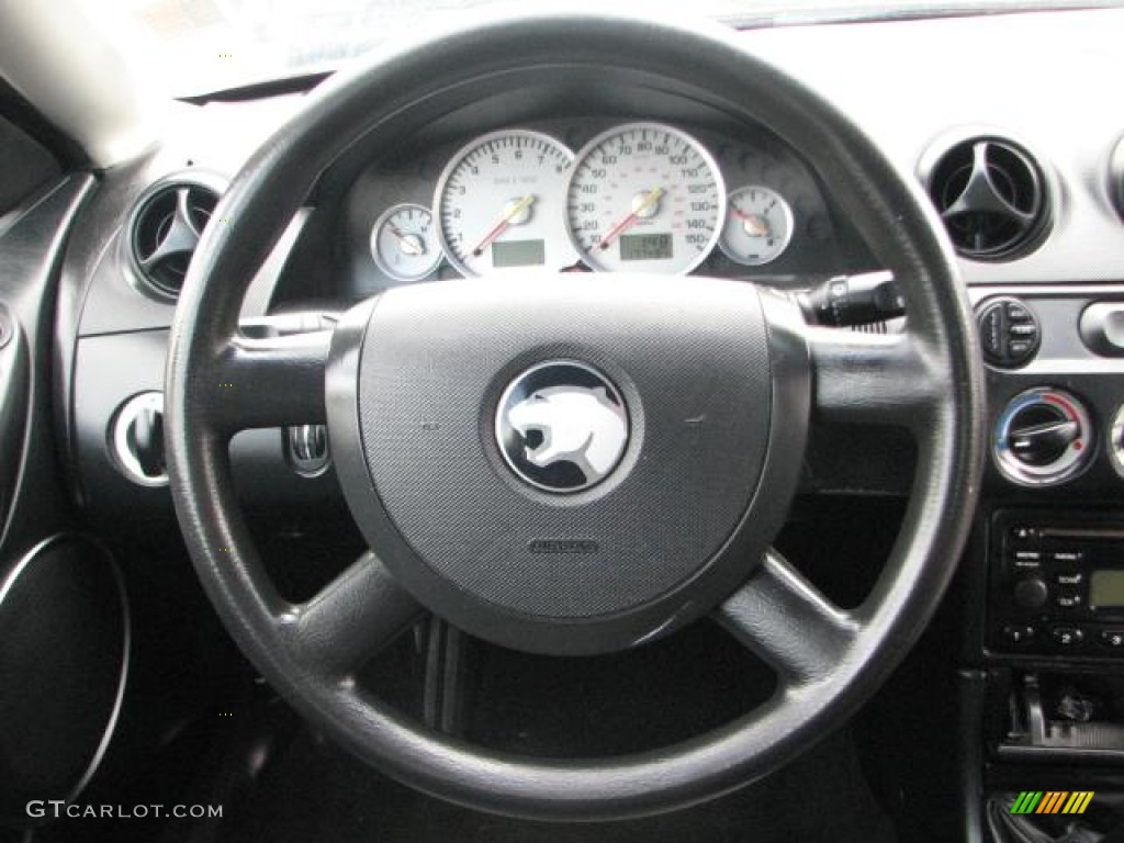2001 Mercury Cougar i4 Medium Graphite Steering Wheel Photo #54865705