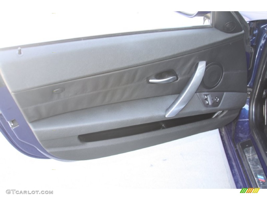 2007 BMW M Coupe Black Door Panel Photo #54867151