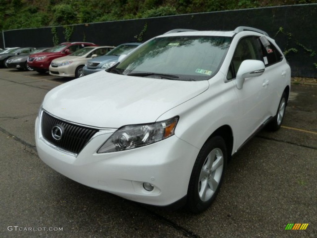 2012 RX 350 AWD - Starfire White Pearl / Parchment photo #8