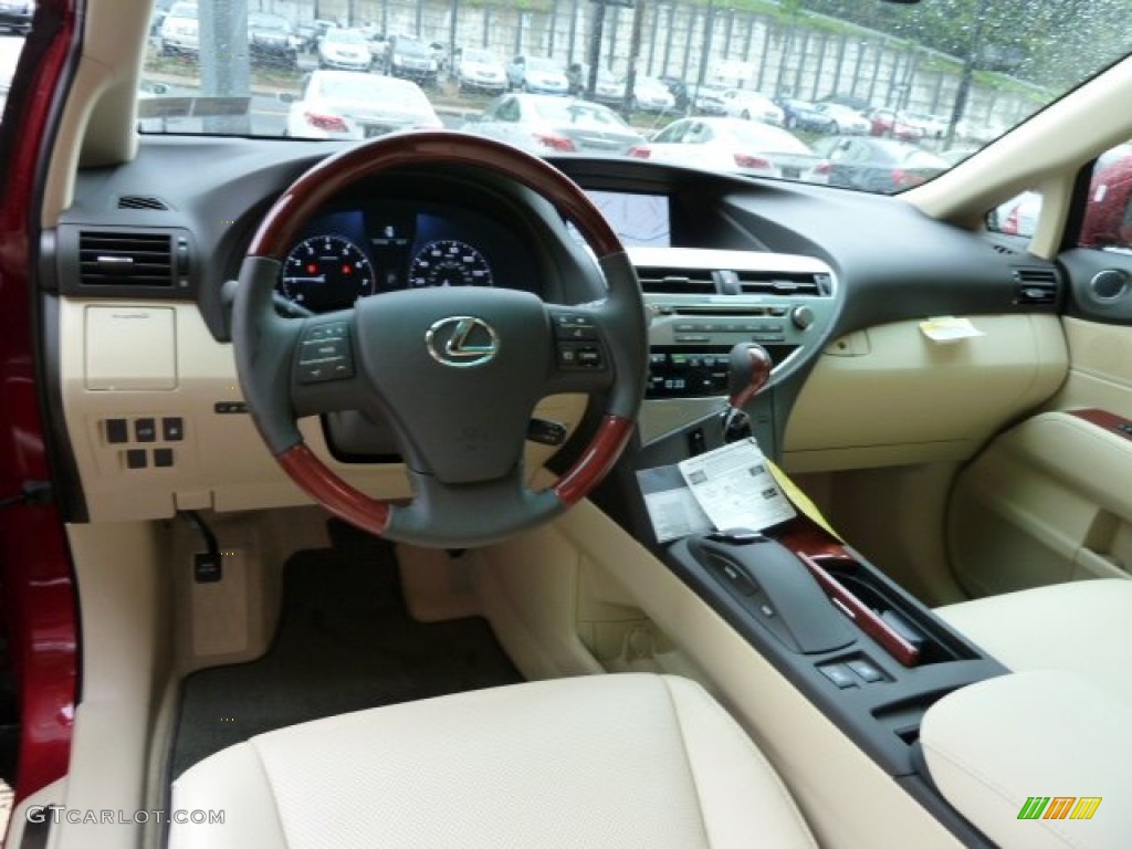 2012 Lexus RX 350 AWD Parchment Dashboard Photo #54868540
