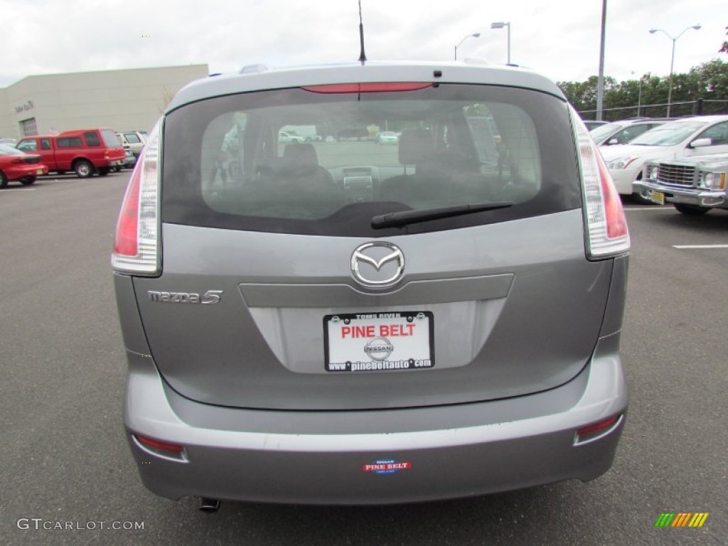 2010 MAZDA5 Sport - Liquid Silver Metallic / Black photo #6