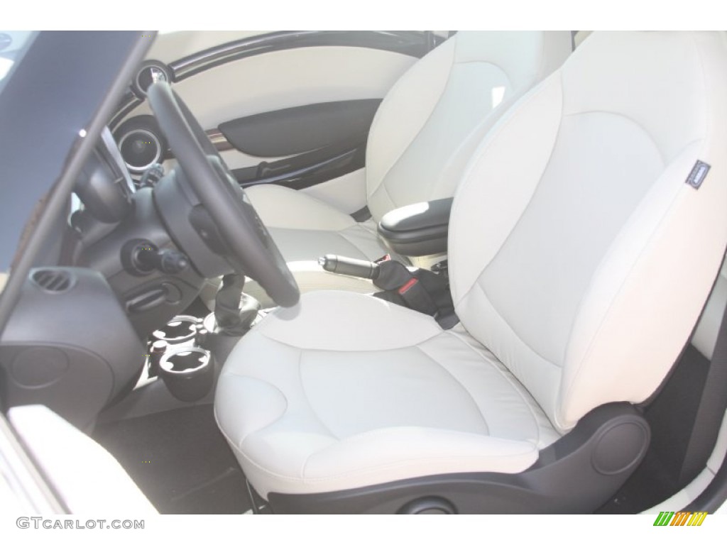 Gravity Polar Beige Leather Interior 2012 Mini Cooper Hardtop Photo #54873330