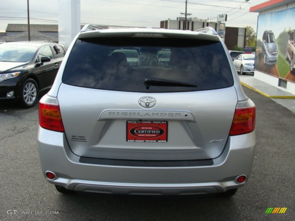 2010 Highlander Limited 4WD - Classic Silver Metallic / Ash photo #5